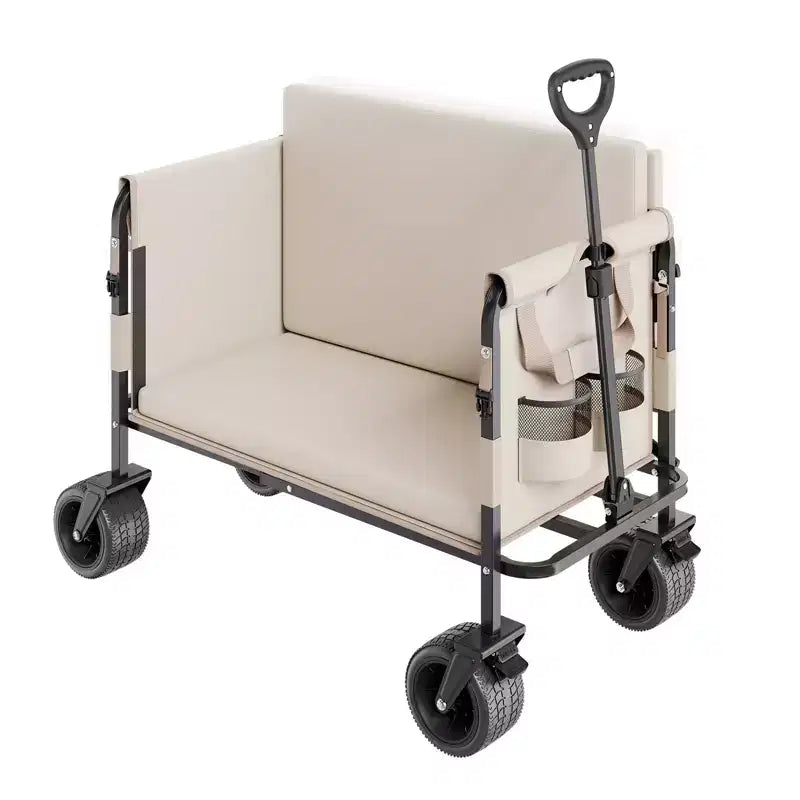 Chariot pliable convertible en banc, capacité de charge 550 lb, capacité 220 litres pour le camping