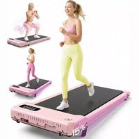 Tapis de course KRISRATE 6 en 1 de 3,5 CV avec plateforme vibrante et inclinaison de 12 %/15 %, tapis de course pliable sous le bureau pour la maison, le bureau