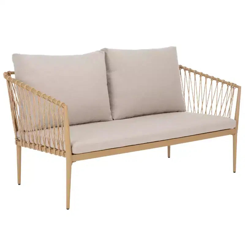 Dante Causeuse de jardin en corde - SEI