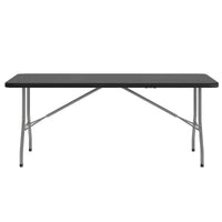 Flash Furniture Table pliante en plastique de 1,8 m à deux volets