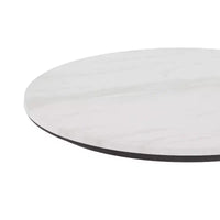 Plateau de table enveloppé HPL TopGuard Flash Furniture Acadia, bord sans joint, résistant aux rayures et aux taches, qualité commerciale