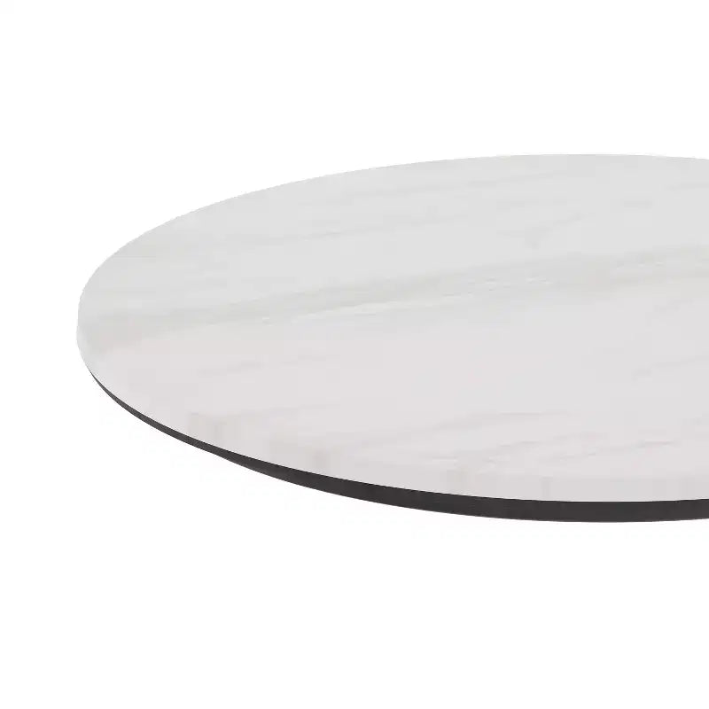 Plateau de table enveloppé HPL TopGuard Flash Furniture Acadia, bord sans joint, résistant aux rayures et aux taches, qualité commerciale