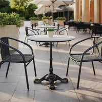 Plateau de table enveloppé HPL TopGuard Flash Furniture Acadia, bord sans joint, résistant aux rayures et aux taches, qualité commerciale