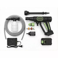 Garvee Nettoyeur haute pression sans fil 20V, 320 PSI, nettoyeur portable avec batterie, buse 6-en-1 canon à mousse pour voiture, patio et maison