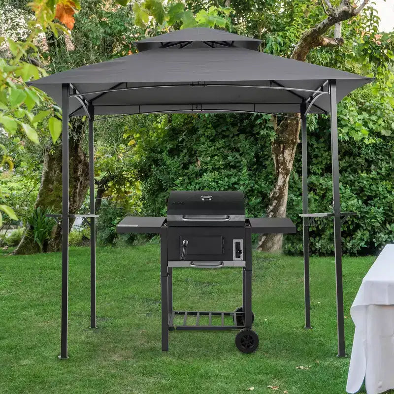 Clihome Toile de rechange pour tonnelle de barbecue à double couche 8x5 pieds