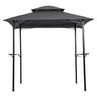 Clihome Toile de rechange pour tonnelle de barbecue à double couche 8x5 pieds