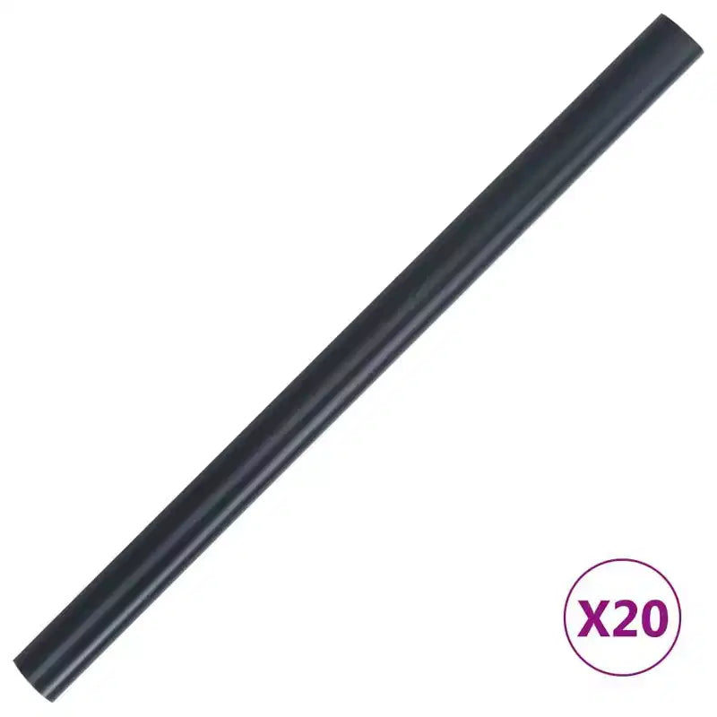 vidaXL Brise-vue de jardin 2 pcs Gris foncé 1377,9 x 7,5 PVC - 1377,9 x 7,5 Gris foncé 1