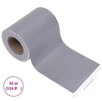 vidaXL Brise-vue de jardin 2 pcs Gris foncé 1377,9 x 7,5 PVC - Gris clair mat 1377,9 x 7,5 1