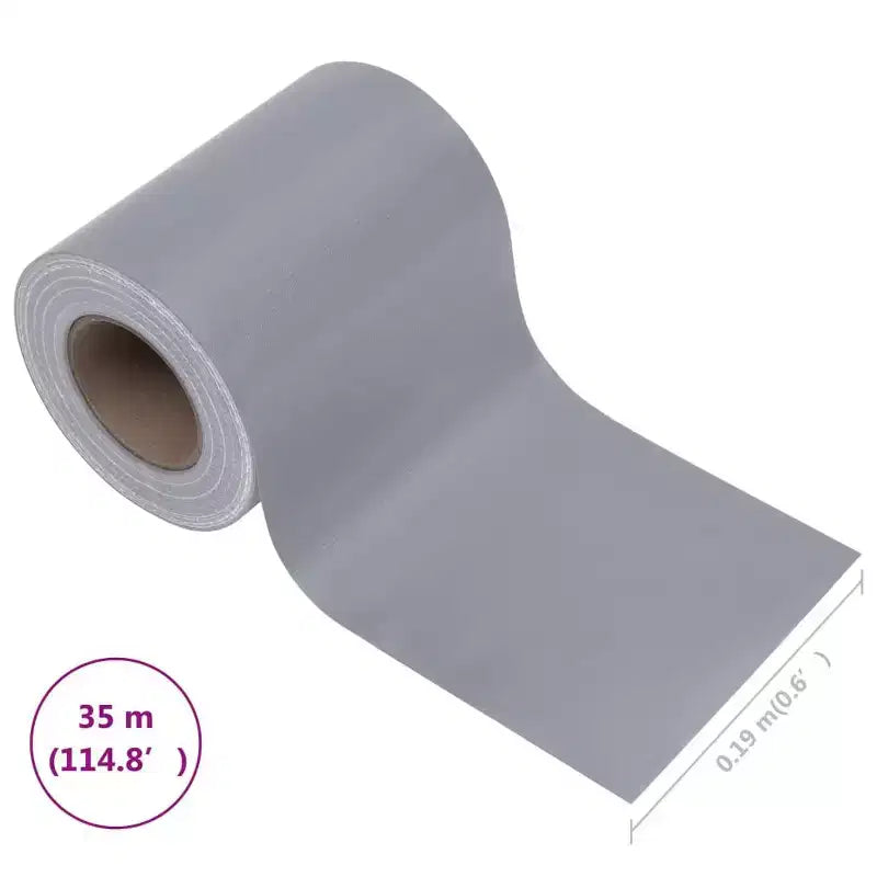 vidaXL Brise-vue de jardin 2 pcs Gris foncé 1377,9 x 7,5 PVC - Gris clair mat 1377,9 x 7,5 1