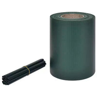 vidaXL Brise-vue de jardin 2 pcs Gris foncé 1377.9 x 7.5 PVC - Vert 2755.9 x 7.5 1