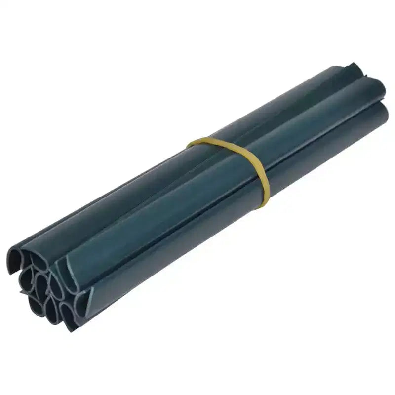 vidaXL Brise-vue de jardin 2 pcs Gris foncé 1377.9 x 7.5 PVC - Vert 2755.9 x 7.5 1