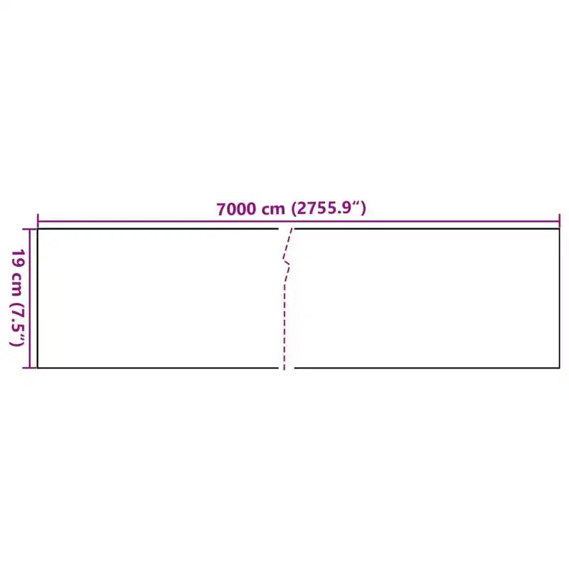 vidaXL Brise-vue de jardin 2 pcs Gris foncé 1377.9 x 7.5 PVC - Vert 2755.9 x 7.5 1
