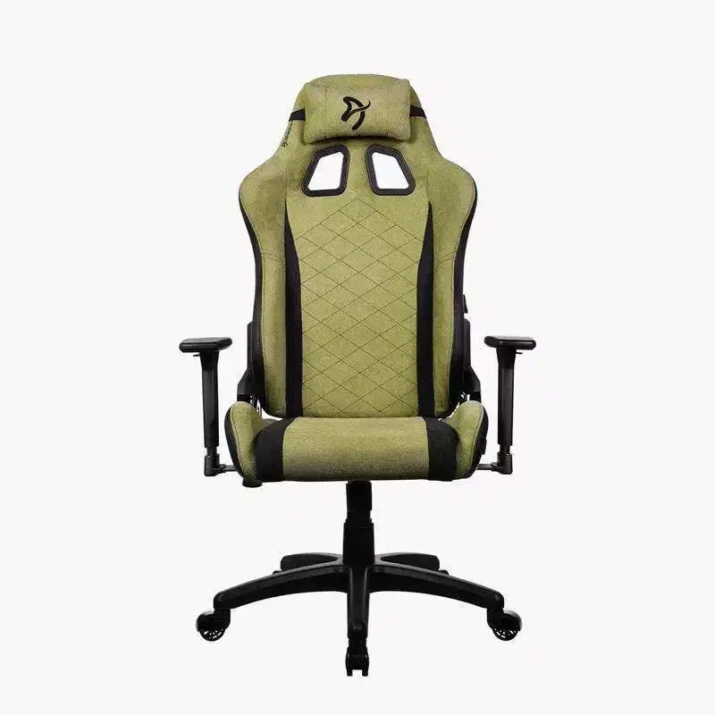 Chaise de bureau et de jeu Arozzi Avanti en tissu doux avec oreillers de soutien doux pour le cou et les lombaires