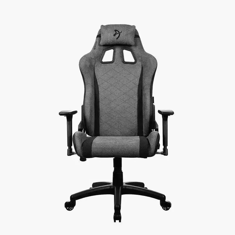 Chaise de bureau et de jeu Arozzi Avanti en tissu doux avec oreillers de soutien doux pour le cou et les lombaires