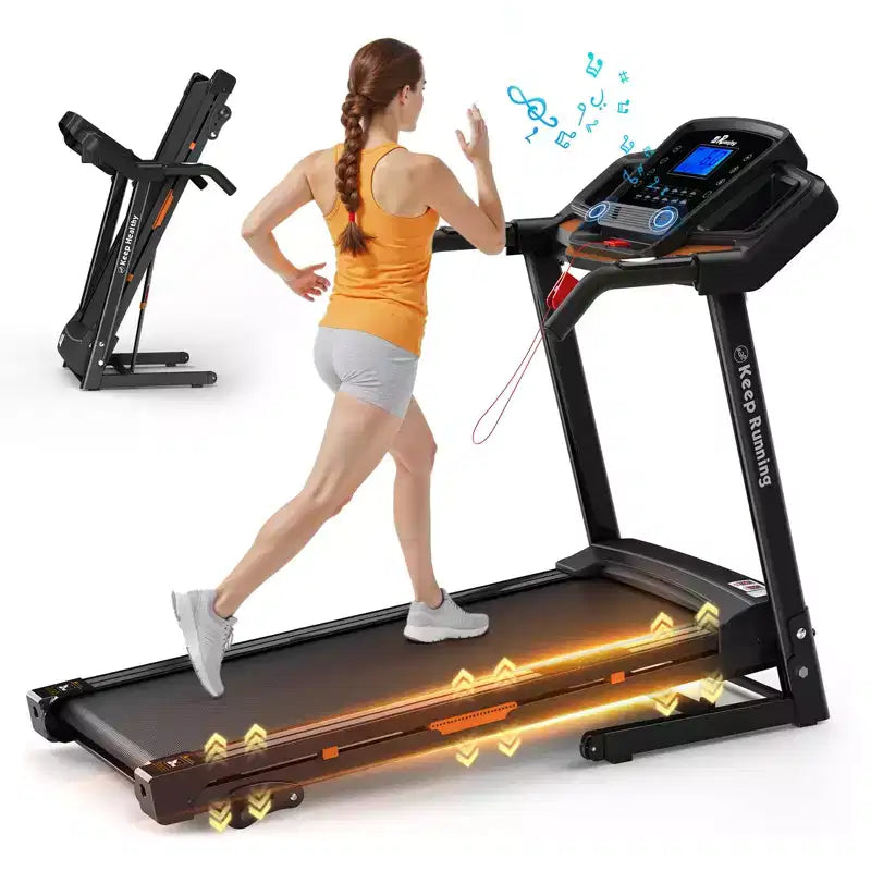 Tapis roulant pliable GDFStudio Velocity avec écran LED et inclinaison manuelle