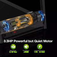 Tapis roulant pliable GDFStudio Velocity avec écran LED et inclinaison manuelle
