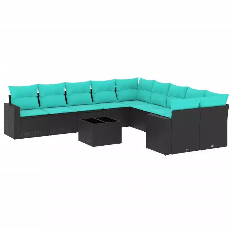 vidaXL Salon de jardin en acacia massif et polyester Naturel