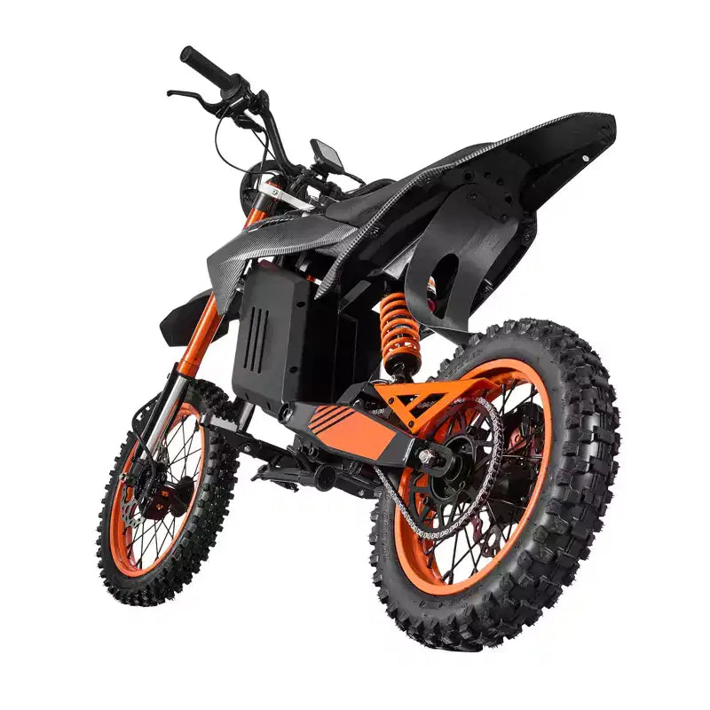 VEVOR Moto tout-terrain électrique pour adolescents et adultes, moteur 2000 W, vitesse 50 km/h, autonomie maximale 50 km, batterie 48 V 22,5 Ah, avec lumière, écran, noir