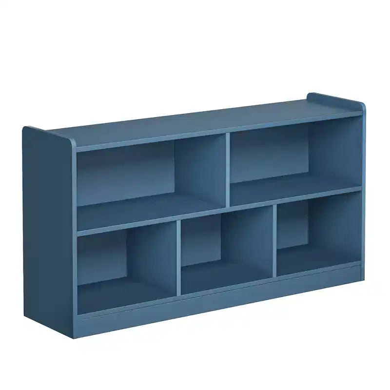 Armoire de rangement en bois pour enfants avec 5 compartiments, bibliothèque Montessori et organisateur de jouets pour chambre d'enfant, salle de jeux, classe et chambre