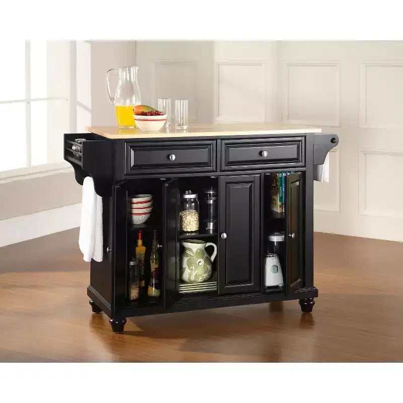 Îlots de cuisine HomeStock avec porte et étagères