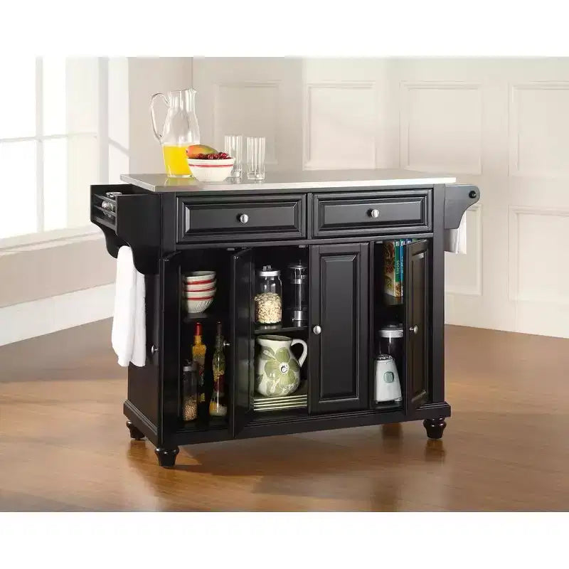 Îlots de cuisine HomeStock avec porte et étagères