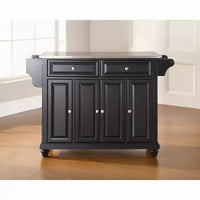 Îlots de cuisine HomeStock avec porte et étagères