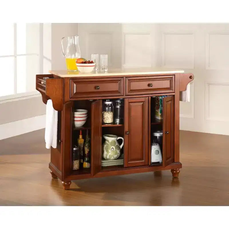 Îlots de cuisine HomeStock avec porte et étagères