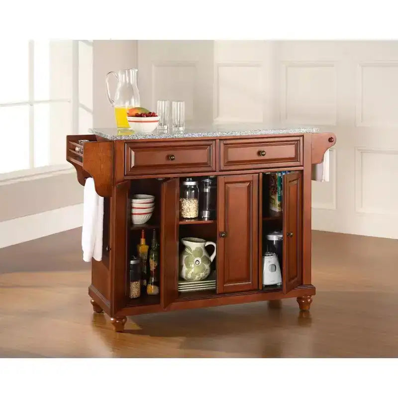 Îlots de cuisine HomeStock avec porte et étagères