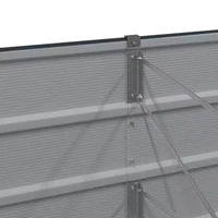 vidaXL Jardinière Anthracite 160 x 40 x 75 cm Acier