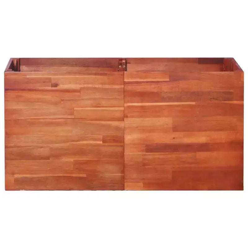 vidaXL Carre sureleve naturel en bois d'acacia 39,4 x 19,7 x 19,7 po