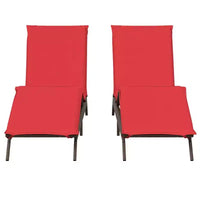 vidaXL Bain de soleil de patio en rotin PE, taille standard