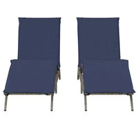 vidaXL Bain de soleil de patio en rotin PE, taille standard