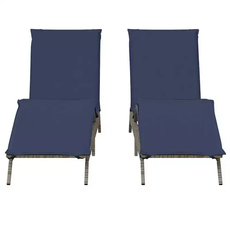vidaXL Bain de soleil de patio en rotin PE, taille standard