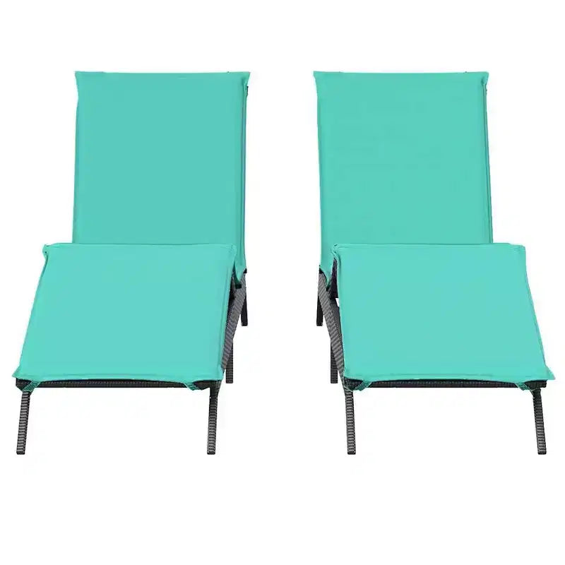 vidaXL Bain de soleil de patio en rotin PE, taille standard
