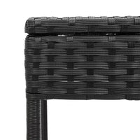 vidaXL Chaise longue de jardin en rotin PE avec housses amovibles extra longues
