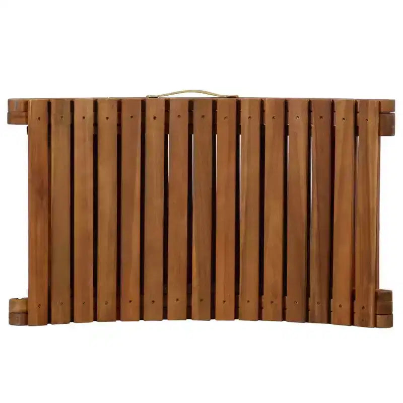 vidaXL Bain de soleil 21,65 x 72,44 x 25,20 po en bois d'acacia massif