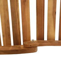 vidaXL Bain de soleil 21,65 x 72,44 x 25,20 po en bois d'acacia massif