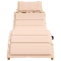 vidaXL Bain de soleil 21,65 x 72,44 x 25,20 po en bois d'acacia massif