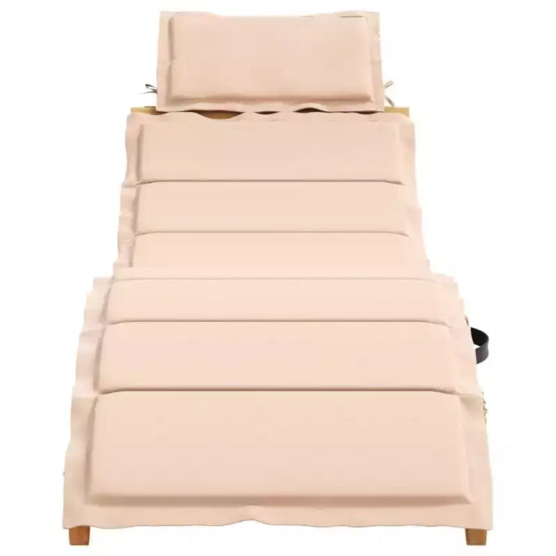 vidaXL Bain de soleil 21,65 x 72,44 x 25,20 po en bois d'acacia massif