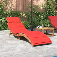 vidaXL Bain de soleil 21,65 x 72,44 x 25,20 po en bois d'acacia massif