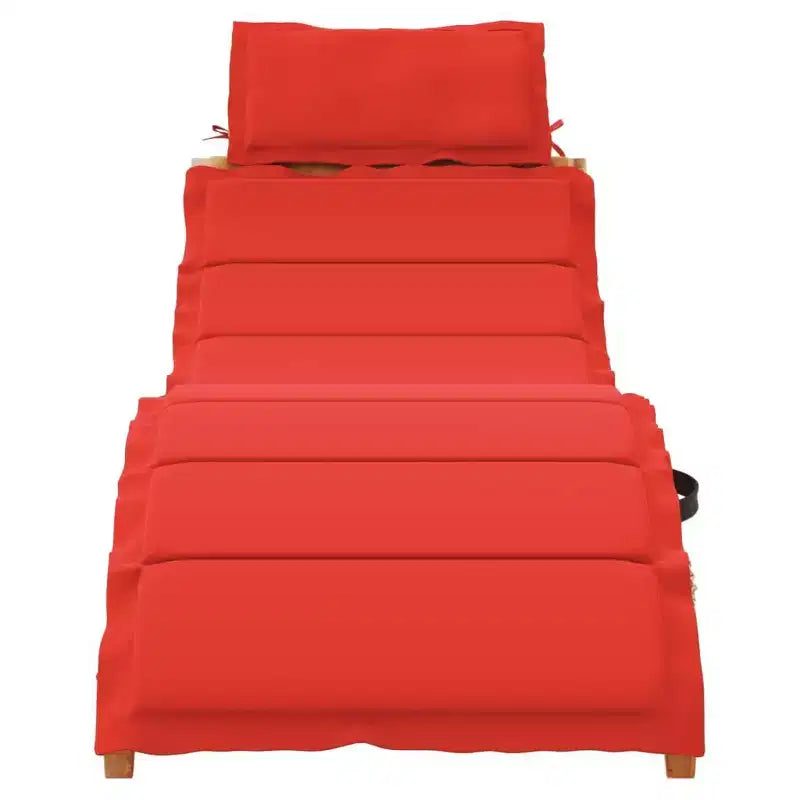 vidaXL Bain de soleil 21,65 x 72,44 x 25,20 po en bois d'acacia massif