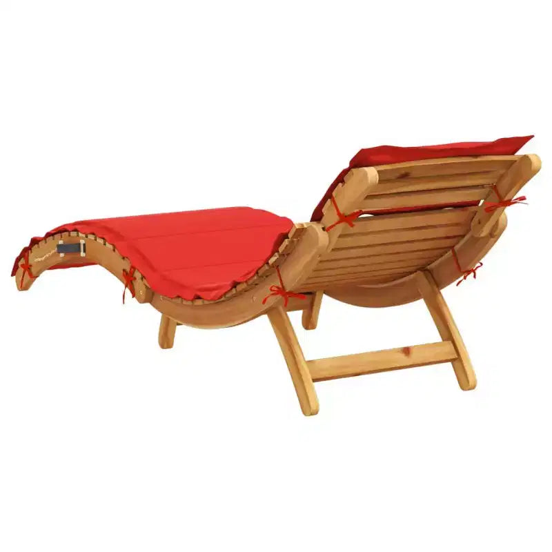vidaXL Bain de soleil 21,65 x 72,44 x 25,20 po en bois d'acacia massif