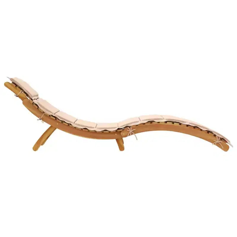vidaXL Bain de soleil 21,65 x 72,44 x 25,20 po en bois d'acacia massif