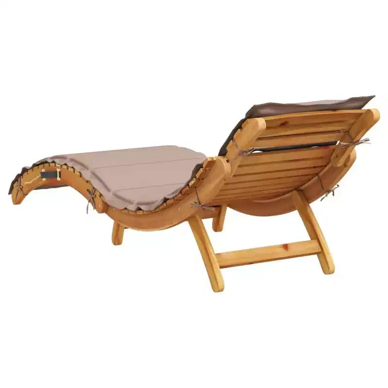 vidaXL Bain de soleil 21,65 x 72,44 x 25,20 po en bois d'acacia massif