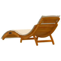 vidaXL Bain de soleil 21,65 x 72,44 x 25,20 po en bois d'acacia massif