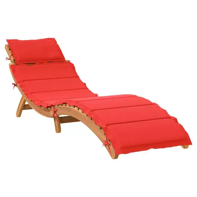 vidaXL Bain de soleil 21,65 x 72,44 x 25,20 po en bois d'acacia massif