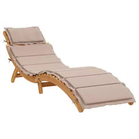 vidaXL Bain de soleil 21,65 x 72,44 x 25,20 po en bois d'acacia massif