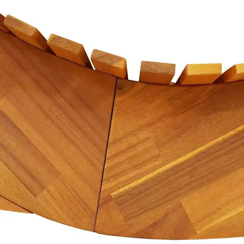 vidaXL Bain de soleil 2 pièces brun 60,63 x 23,62 x 29,13 po en bois d'acacia massif