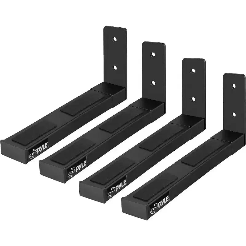 Pyle supports muraux universels pour barre de son haut-parleur - noir