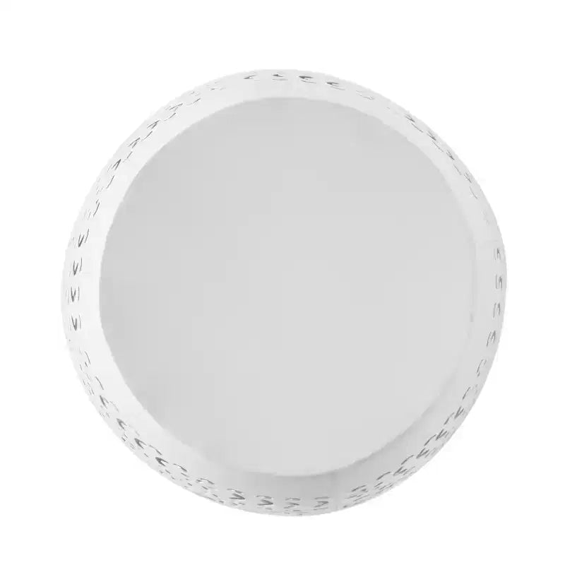 Table d'appoint en metal d'extérieur et d'interieur avec design ajoure en dentelle, table d'appoint tonneau pour patio, jardin et salon, sans montage requis - Panipeachy